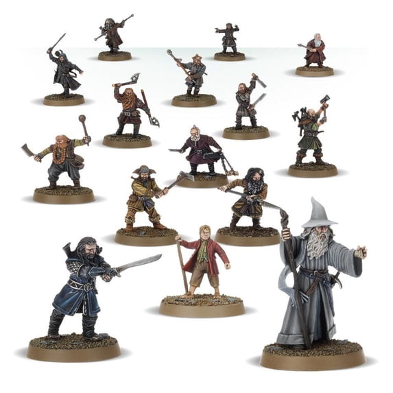Middle-earth Strategy Battle Game Thorin Oakenshield and Company alternate miniatures view