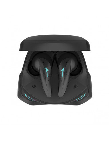 Muvit iO Smart True Wireless Gaming ENC/ANC (Noise Cancellation) Black LED Earphones