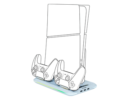 Nacon multi-charging stand for PS5 Slim console