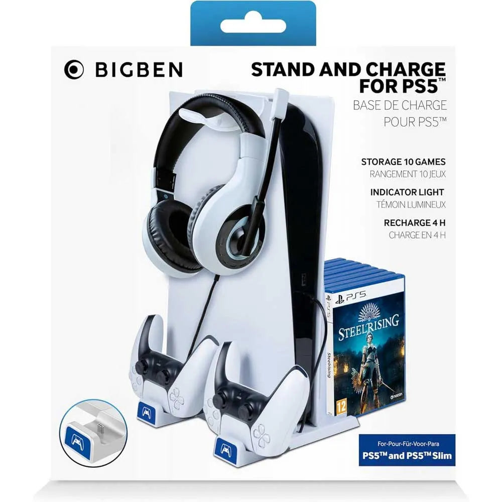 Nacon Stand and Charge Kit for PS5 Slim packaging
