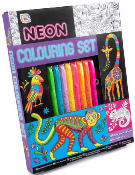 Neon Colouring Set
