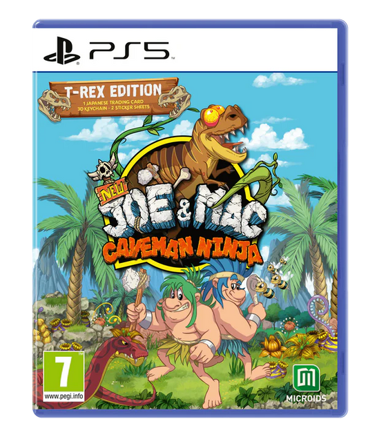 New Joe & Mac: Caveman Ninja - T-Rex Edition (PlayStation 5)