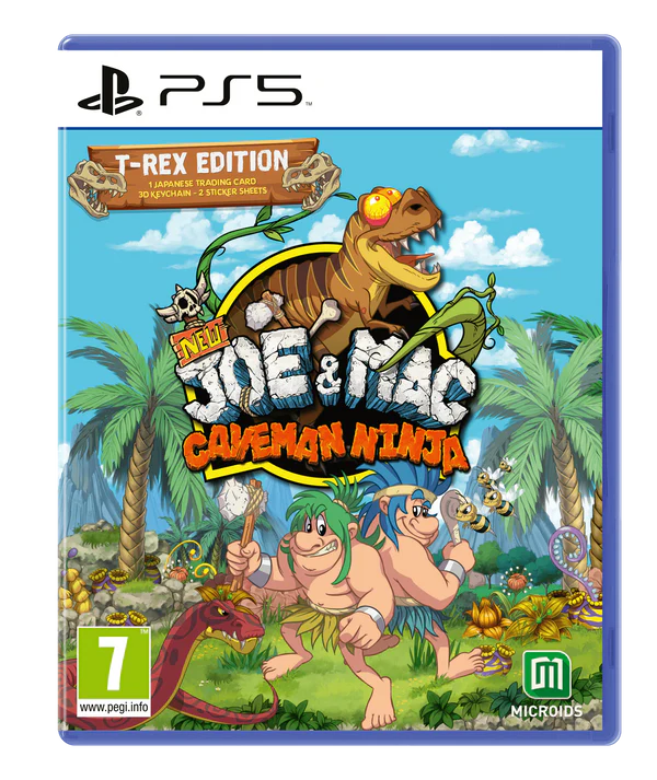 New Joe & Mac: Caveman Ninja - T-Rex Edition (PlayStation 5)