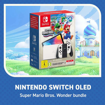 Nintendo Switch OLED Model [Mario Wonder Bundle] + 12 Months NSO
