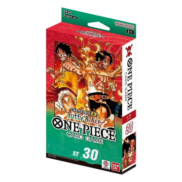 One Piece Card Game ST30 Luffy and Ace Starter Deck EX packaging