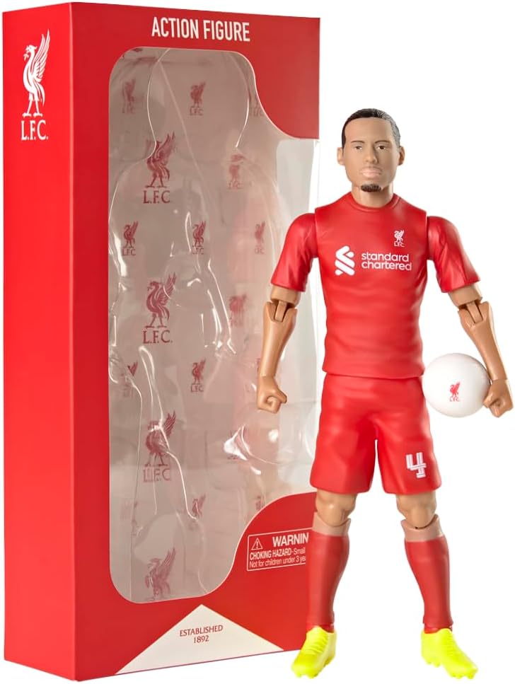 Banbo Toys Virgil van Dijk action figure angled view