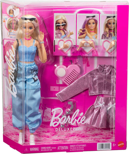 Barbie Style You Create #1 - Barbie Deluxe Style Fashion Build Up Doll and Accessories