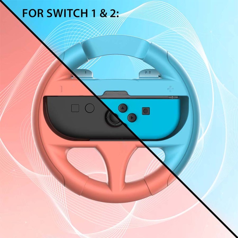 Subsonic Switch steering wheels with Joy-Con controllers