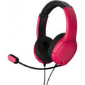PDP AIRLITE Crimson Red wired gaming headset main view