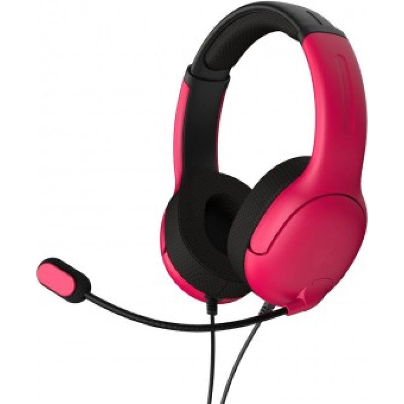 PDP AIRLITE Crimson Red wired gaming headset main view
