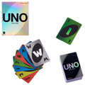 UNO Platinum Edition card game packaging and cards
