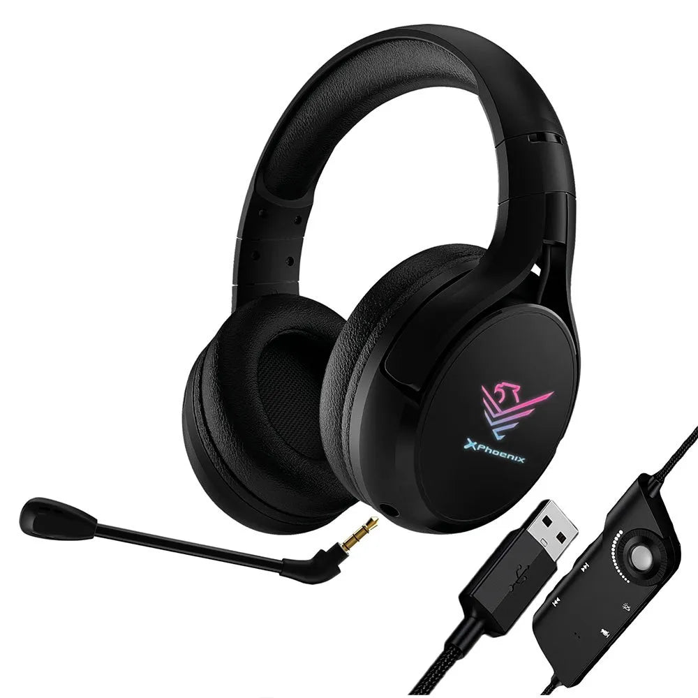 Phoenix X Spectrum 7.1 RGB USB gaming headset main view