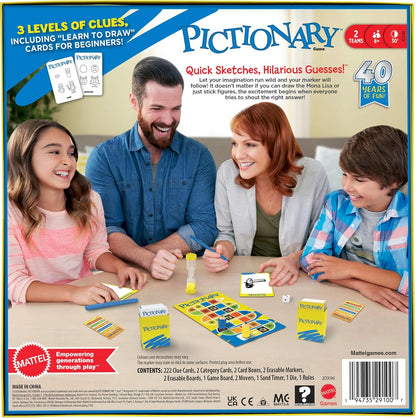 Pictionary JDX96 official back box image