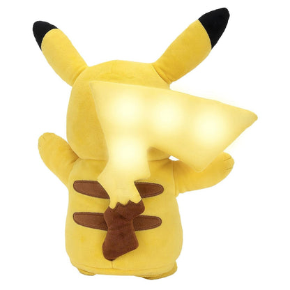 Pokemon Electric Charge Pikachu plush rear light feature