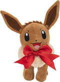 Pokemon Holiday Eevee with Bow plush front