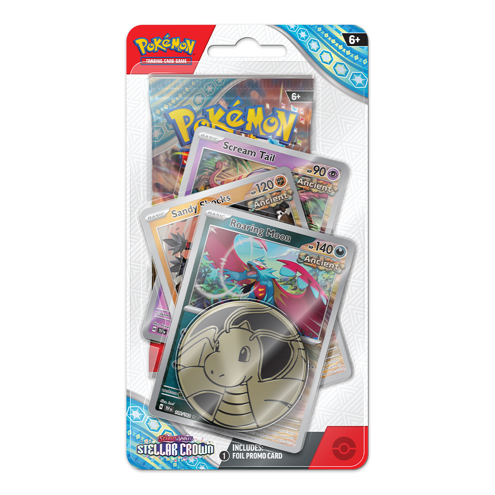 Pokemon TCG Scarlet and Violet Stellar Crown Premium Checklane Blister