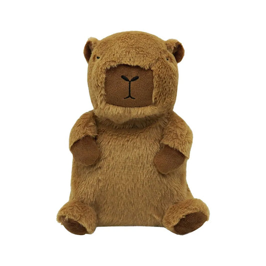Puckator Capybara Sitting Plush in brown