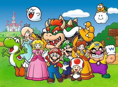Ravensburger Super Mario Bros XXL 100pc puzzle contents