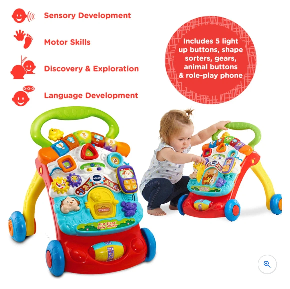 VTech: First Steps Baby Walker Multi-Coloured