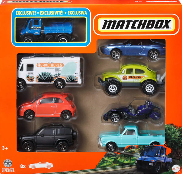 Matchbox 8 Pack Assortment (Styles May Vary)