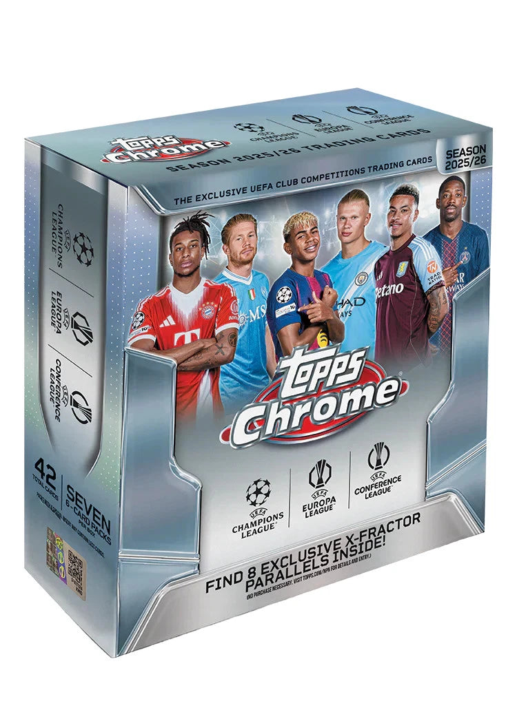 Topps Chrome® UEFA Club Competitions 2025-26 - Mega Box