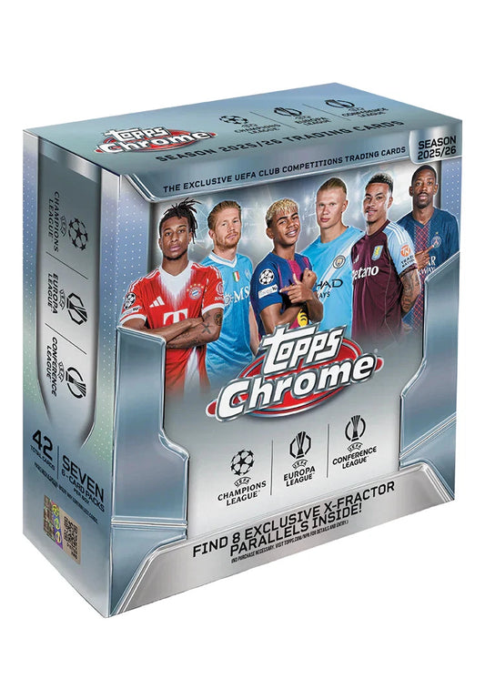 Topps Chrome® UEFA Club Competitions 2025-26 - Mega Box