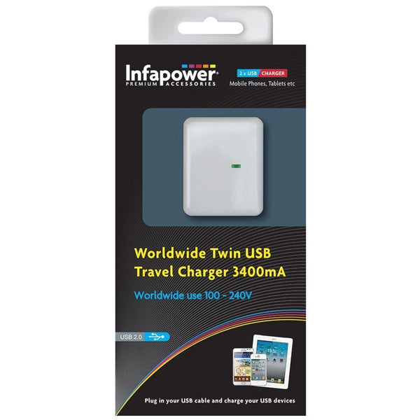 Infapower Travel USB Adapter