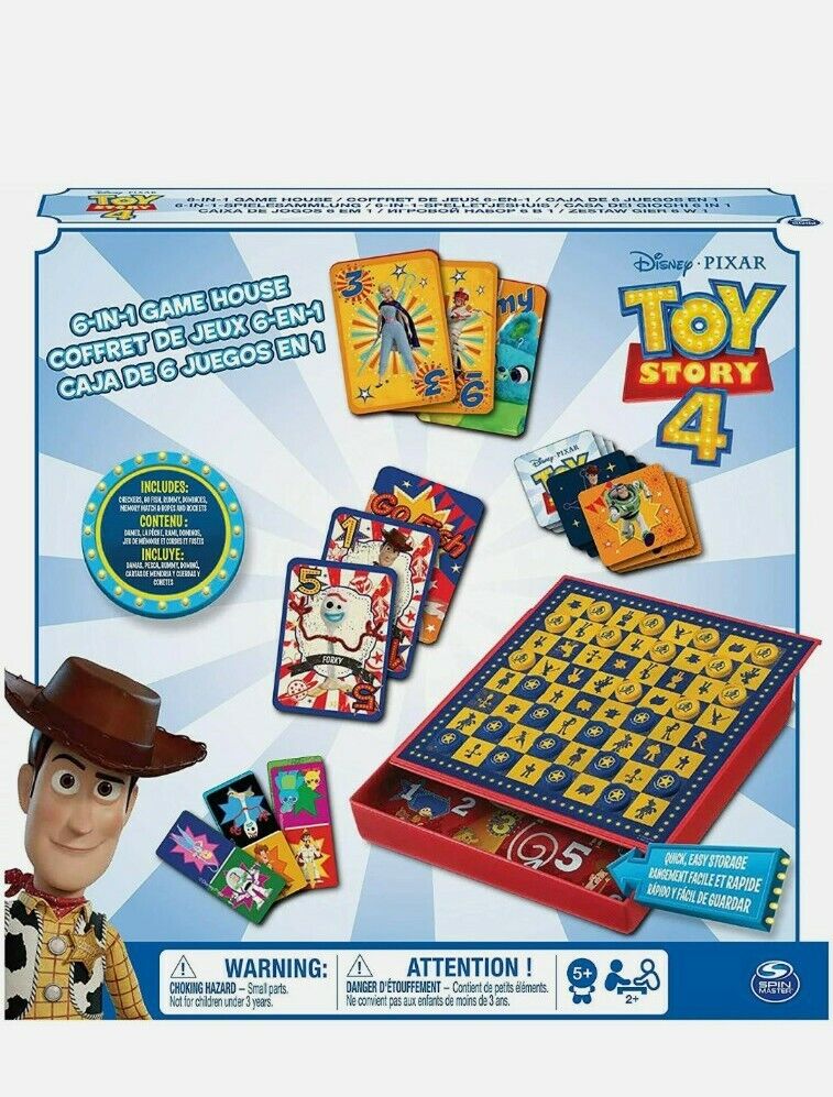 Toy Story 4: 6 in 1 Board Game