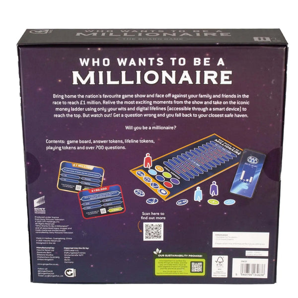 WHO WANTS TO BE A MILLIONAIRE BOARD GAME
