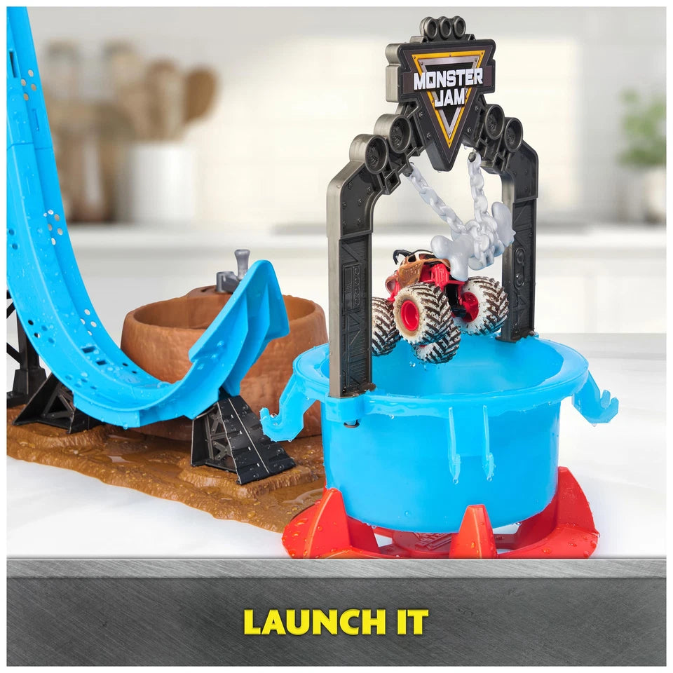 Monster Jam 1:64 Mud Blaster Playset