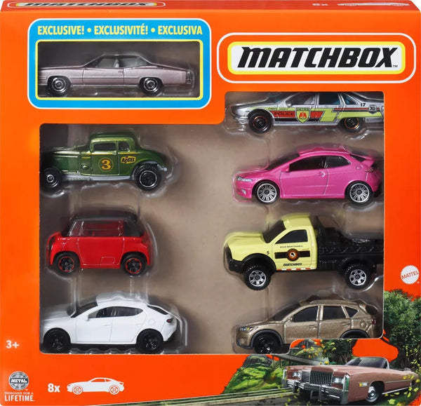 Matchbox 8 Pack Assortment (Styles May Vary)
