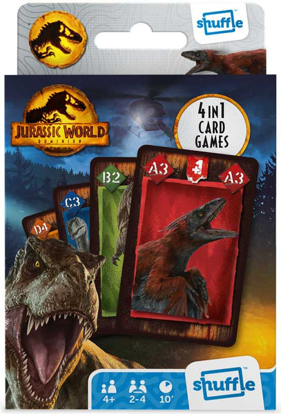 SHUFFLE FUN 4 IN 1 JURASSIC WORLD