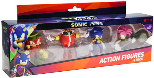 Sonic Prime Action Figure 4 Pack Assorted