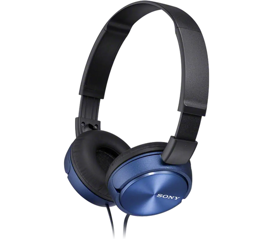 Sony MDR-ZX310AP blue foldable on-ear headphones