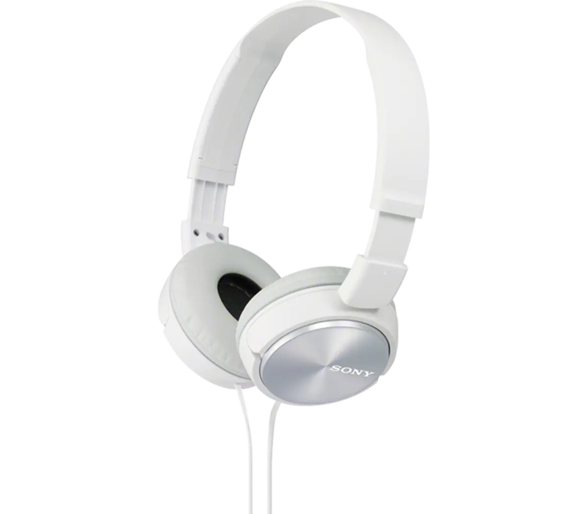 Sony MDR-ZX310AP white foldable on-ear headphones