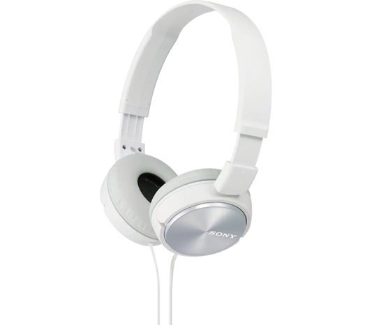 Sony MDR-ZX310AP white foldable on-ear headphones