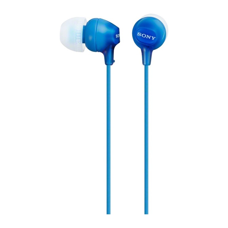 Sony MDR-EX15AP In-Ear Headphones with Microphone - Blue