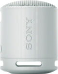 Sony SRS-XB100 light grey Bluetooth speaker front view