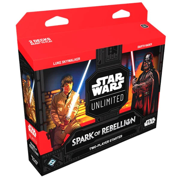 Star Wars: Unlimited Spark of Rebellion Two-Player Starter (Luke Vs Vader)