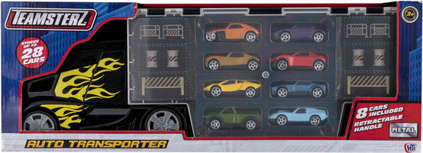 Teamsterz Auto Transporter with 8 Cars