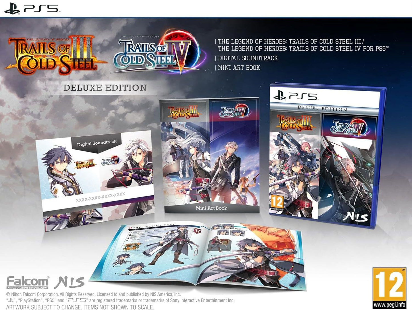 The Legend of Heroes: Trails of Cold Steel III / The Legend of Heroes: Trails of Cold Steel IV Deluxe Edition (PlayStation 5)