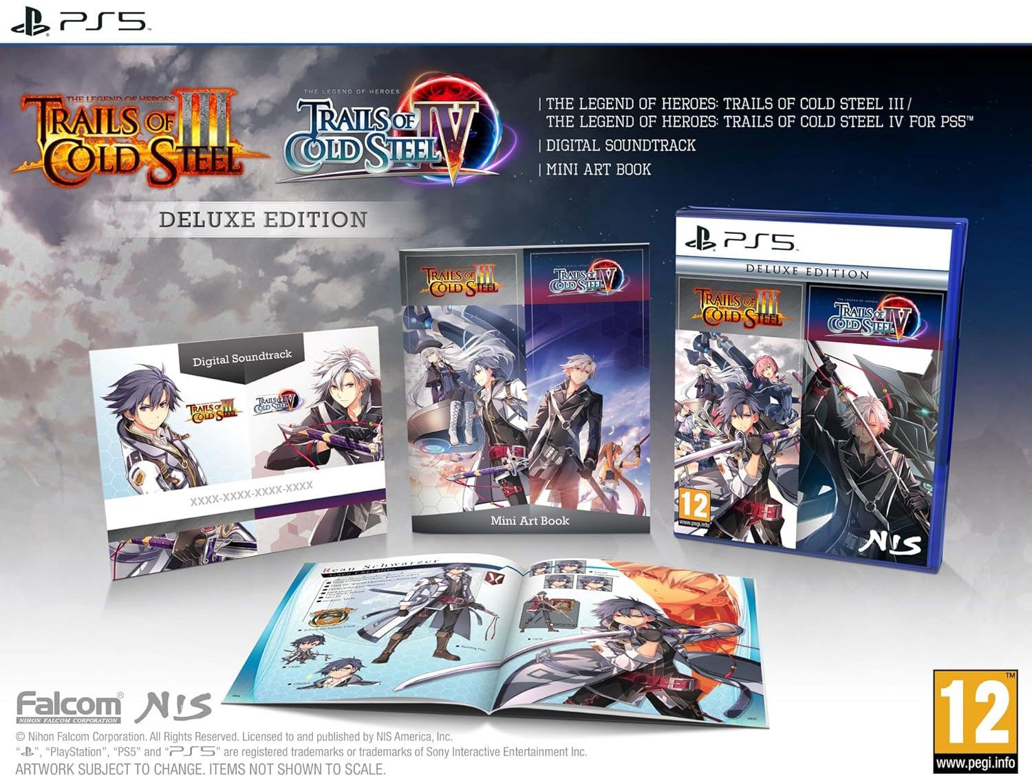 The Legend of Heroes: Trails of Cold Steel III / The Legend of Heroes: Trails of Cold Steel IV Deluxe Edition (PlayStation 5)