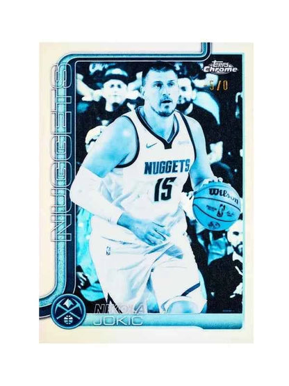 2025-26 Topps Chrome NBA Nikola Jokic card example