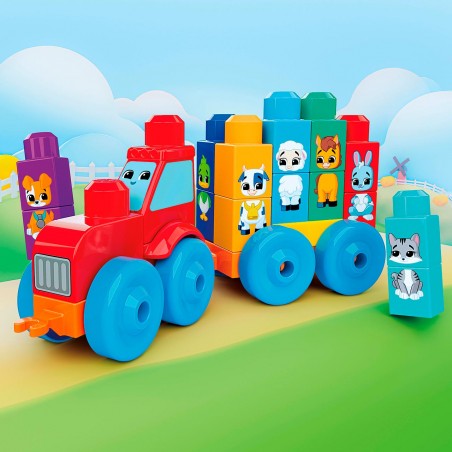 Mega Bloks Build & Match Animal Tractor