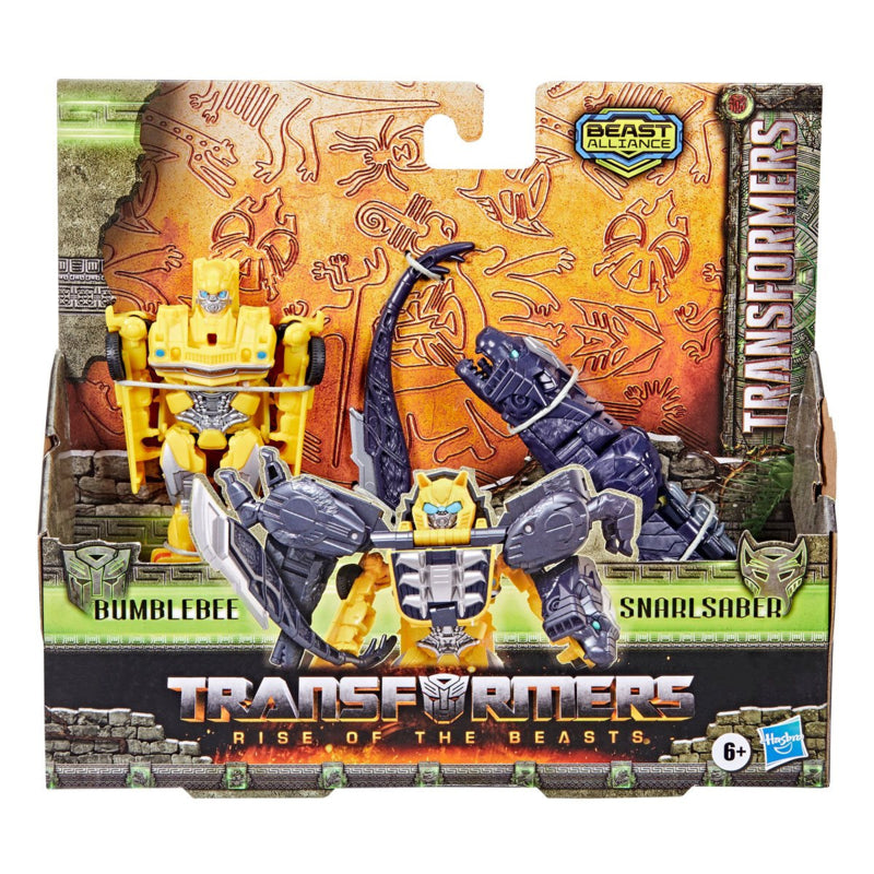 Transformers Rise of the Beasts Bumblebee and Snarlsaber 2-pack