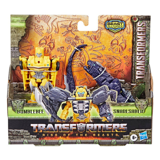 Transformers Rise of the Beasts Bumblebee and Snarlsaber 2-pack