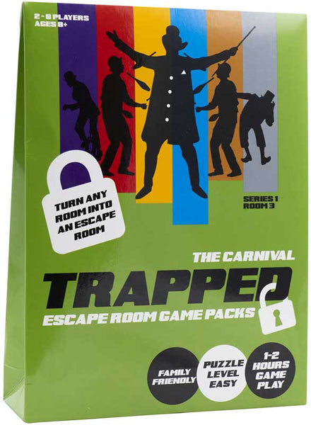 TRAPPED ESCAPE ROOM GAME PACKS ASST