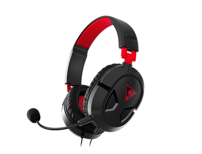 Turtle Beach Recon 50 Black/Red wired gaming headset main view