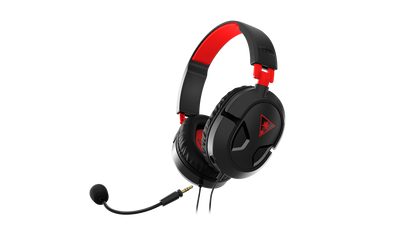 Turtle Beach Recon 50 Black/Red wired gaming headset side view
