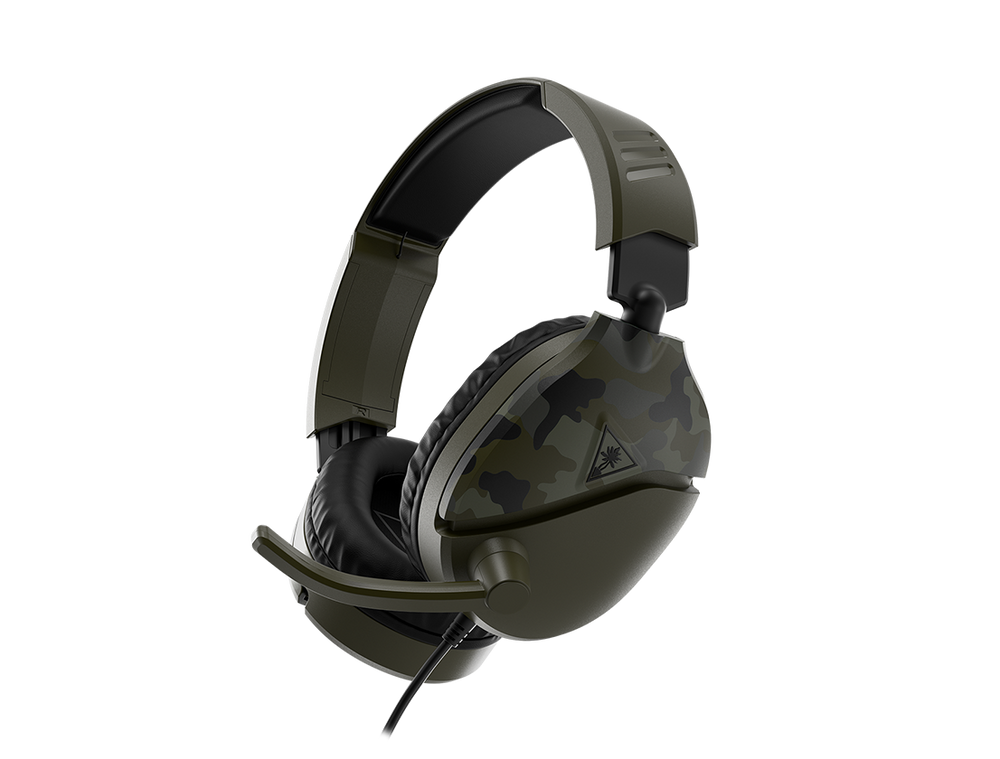 Turtle Beach Recon 70 Green Camo wired gaming headset